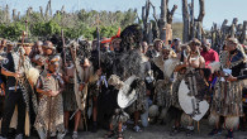 Încoronarea noului rege Zulu este celebrată cu ceremonii și dansuri exotice Foto: Profimedia Images | Poza 14 din 35