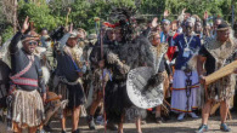 Încoronarea noului rege Zulu este celebrată cu ceremonii și dansuri exotice Foto: Profimedia Images | Poza 13 din 35