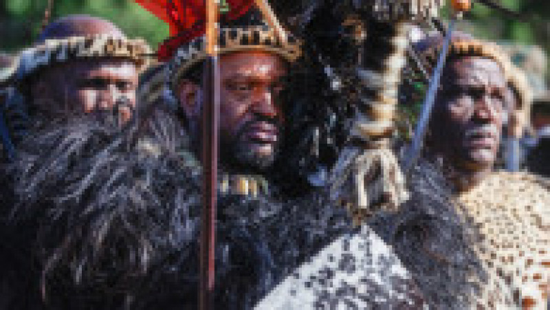 Încoronarea noului rege Zulu este celebrată cu ceremonii și dansuri exotice Foto: Profimedia Images | Poza 33 din 35