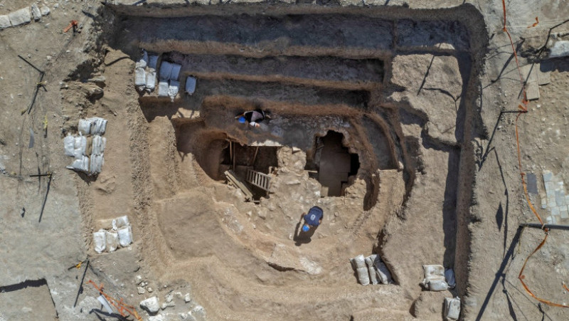 Ruinele unei „reşedinţe de lux”, vechi de 1.200 de ani, au fost descoperite în Deşertul Negev din Israel. Foto: Profimedia