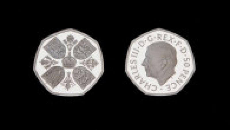 Monetăria Regală britanică a dezvăluit primele monede cu chipul Regelui Charles. FOTO: Profimedia Images | Poza 2 din 5