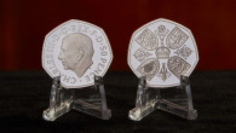Monetăria Regală britanică a dezvăluit primele monede cu chipul Regelui Charles. FOTO: Profimedia Images | Poza 3 din 5