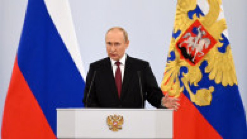 Putin anunță anexarea teritoriilor ucrainene. Foto: Profimedia Images | Poza 2 din 14