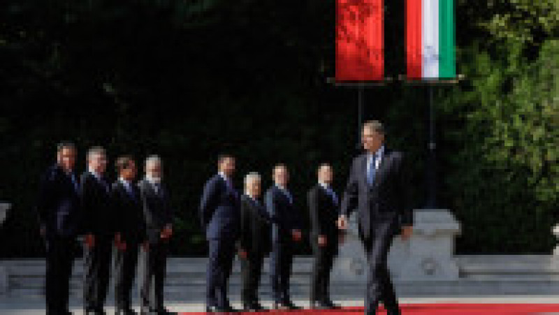 Klaus Iohannis a primit-o la Palatul Cotroceni pe Katalin Novak, președinta Ungariei. Foto: Inquam Photos / George Călin | Poza 2 din 8
