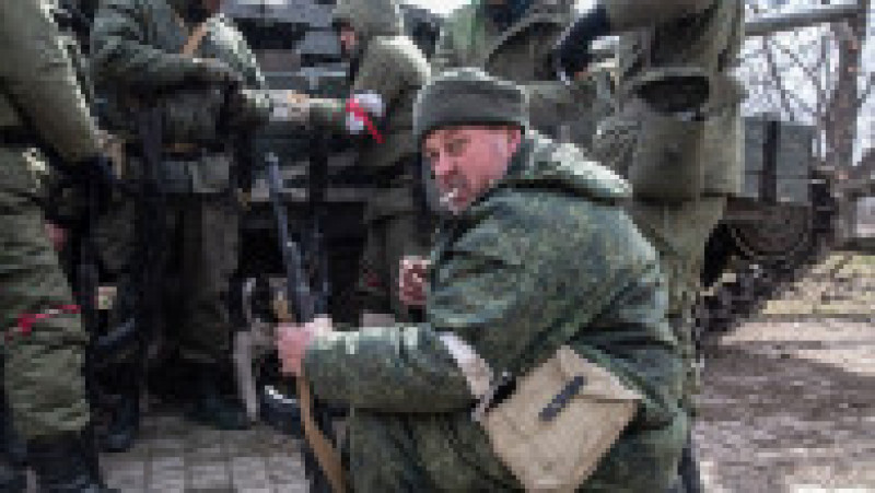 Separatiști pro-ruși în Donbas, Ucraina. Foto: Profimedia Images | Poza 19 din 106
