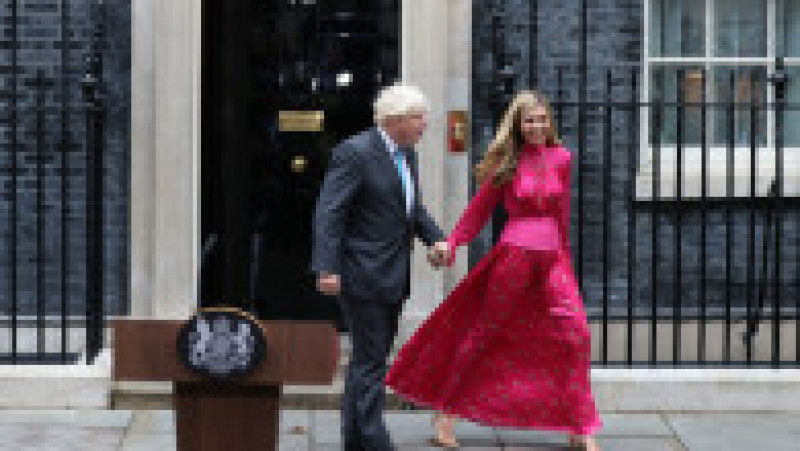 Boris Johnson a ținut ultimul discurs în calitate de prim-ministru, marți, înainte ca mandatul să fie preluat de Liz Truss. Foto: Profimedia Images | Poza 16 din 23