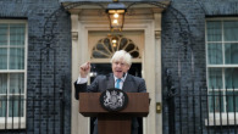 Boris Johnson a ținut ultimul discurs în calitate de prim-ministru, marți, înainte ca mandatul să fie preluat de Liz Truss. Foto: Profimedia Images | Poza 7 din 23