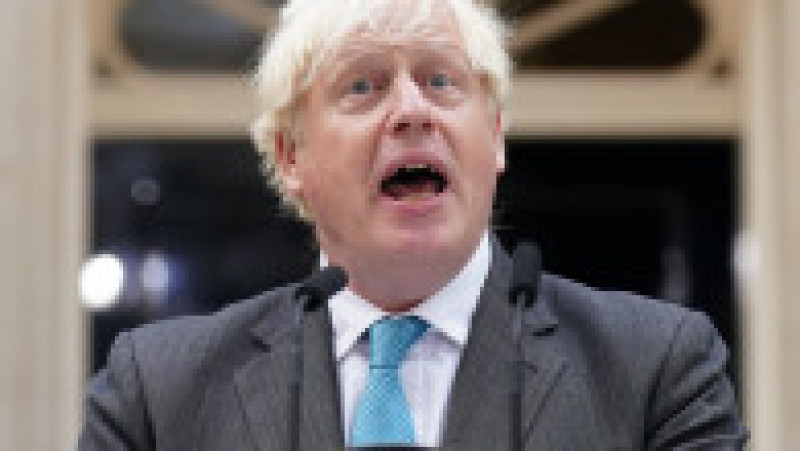 Boris Johnson a ținut ultimul discurs în calitate de prim-ministru, marți, înainte ca mandatul să fie preluat de Liz Truss. Foto: Profimedia Images | Poza 15 din 23