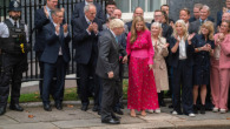 Boris Johnson a ținut ultimul discurs în calitate de prim-ministru, marți, înainte ca mandatul să fie preluat de Liz Truss. Foto: Profimedia Images | Poza 17 din 23