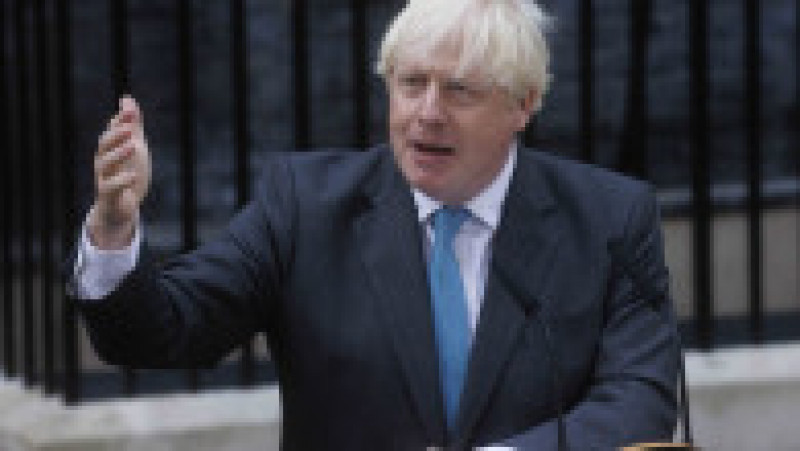 Boris Johnson a ținut ultimul discurs în calitate de prim-ministru, marți, înainte ca mandatul să fie preluat de Liz Truss. Foto: Profimedia Images | Poza 22 din 23