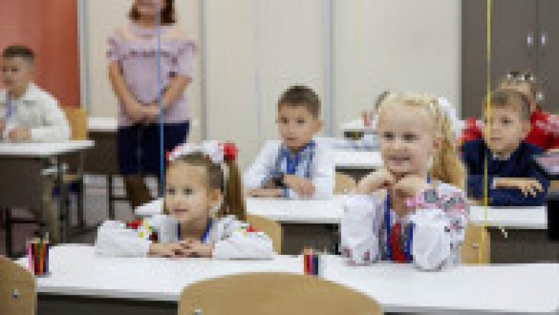 Școlile din Ucraina s-au deschis în format fizic, acolo unde s-a putut Foto: Profimedia Images | Poza 1 din 24