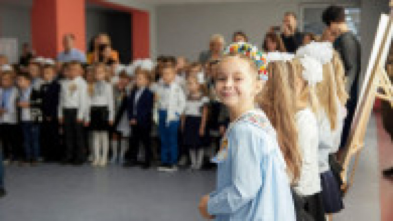 Copiii ucraineni au reluat școala în format fizic, acolo unde se poate Foto: Profimedia Images | Poza 19 din 24
