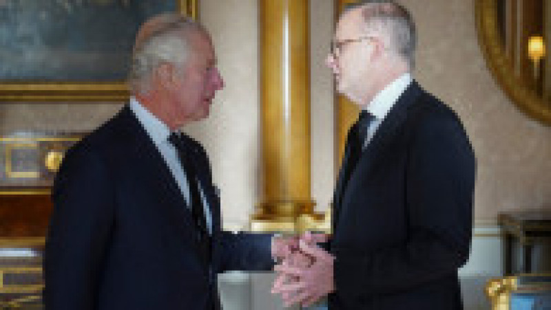 Premierul Australiei a avut prima întâlnire cu Regele Charles, sâmbătă după-amiază. Foto: Profimedia Images | Poza 3 din 5