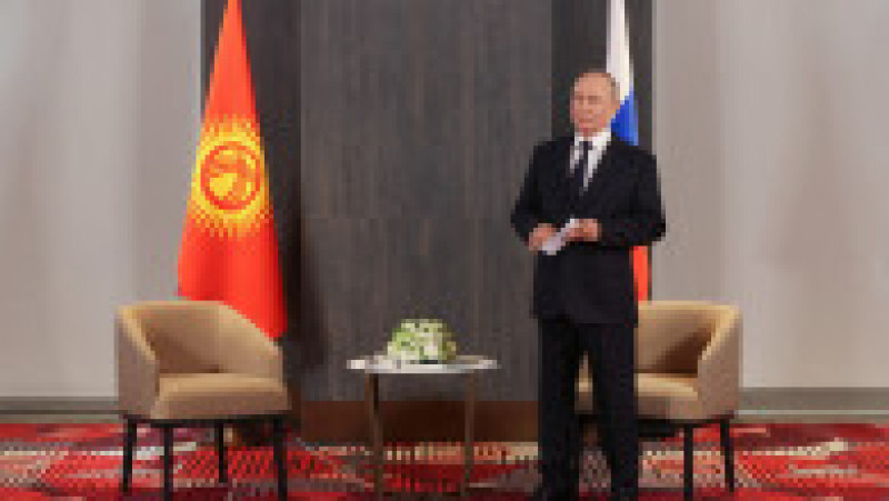 Vladimir Putin, lăsat să aștepte de omologul kirghiz, Sadîr Japarov Foto: Profimedia Images | Poza 2 din 18