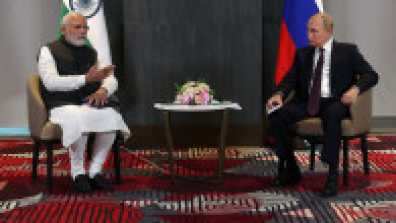 Premierul indian Narendra Modi i-a spus direct lui Putin că aceasta nu este o epocă pentru războaie Foto: Profimedia Images | Poza 7 din 18