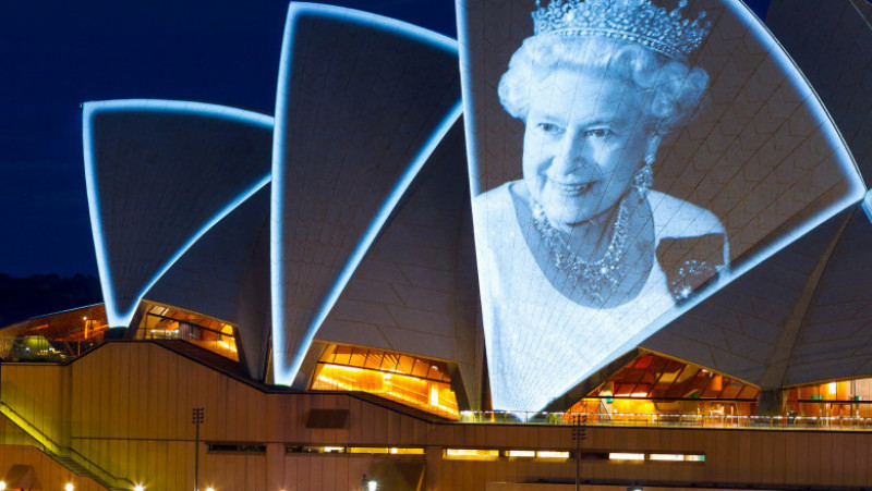 Autoritățile din Sydney au adus un omagiu reginei Elisabeta a II-a a Marii Britanii, care a fost și regina Australiei. Foto: Profimedia
