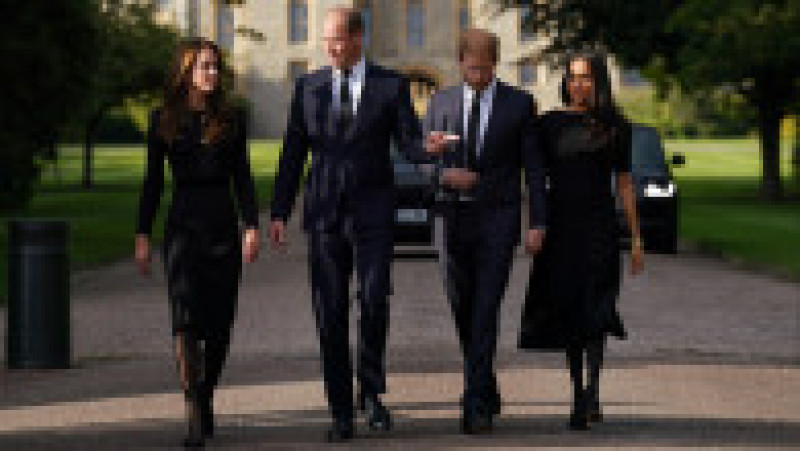 Apariție surpriză la Windsor: Kate, William, Harry și Meghan împreună în public după foarte mult timp Foto: Profimedia Images | Poza 1 din 44