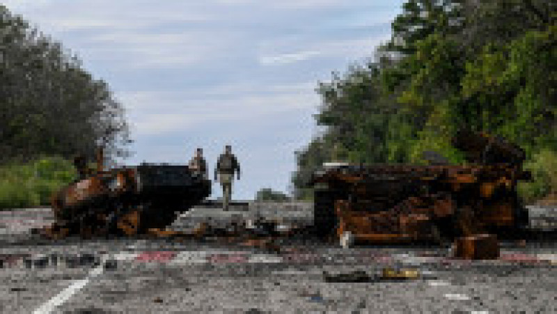 Urmările contraofensivei ucrainene în regiunea Harkov Foto: Profimedia Images | Poza 5 din 11