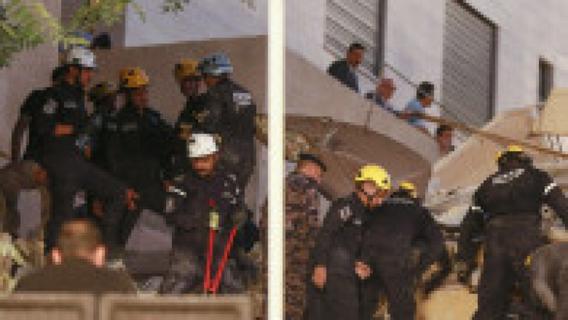 Cinci morţi şi 14 răniţi în prăbuşirea unei clădiri la Amman. Foto: Profimedia Images | Poza 3 din 5
