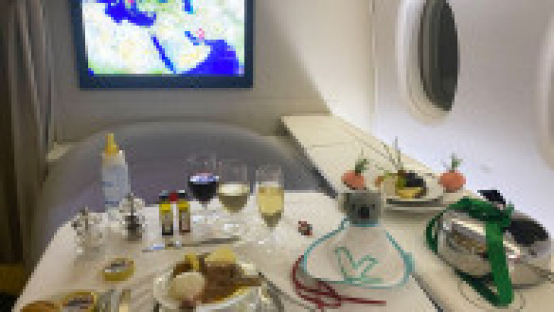 James Asquith a călătorit 6,5 milioane de kilometri, cu 2.000 de zboruri, ca să testeze mâncarea din avioane FOTO: Profimedia Images | Poza 12 din 31