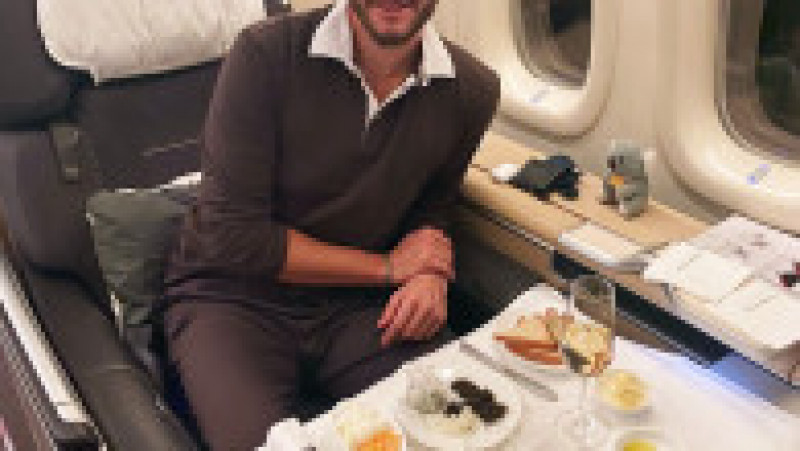 James Asquith a călătorit 6,5 milioane de kilometri, cu 2.000 de zboruri, ca să testeze mâncarea din avioane FOTO: Profimedia Images | Poza 18 din 31