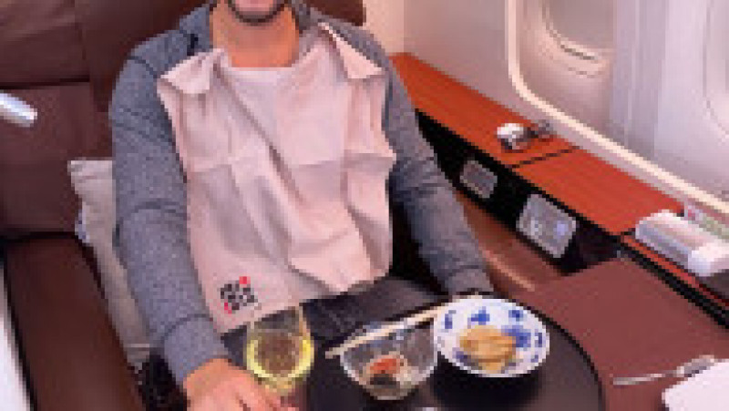 James Asquith a călătorit 6,5 milioane de kilometri, cu 2.000 de zboruri, ca să testeze mâncarea din avioane FOTO: Profimedia Images | Poza 13 din 31