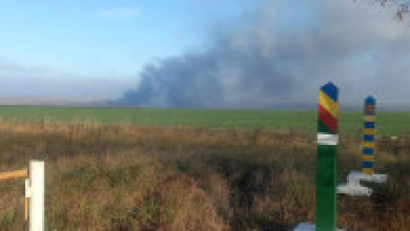 O rachetă rusească a căzut pe teritoriul Republicii Moldova. FOTO: Facebook Ministerul de Interne al Republicii Moldova | Poza 5 din 5