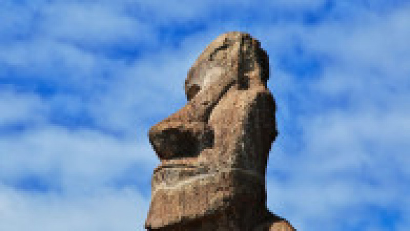 Incendiile din Insula Paștelui au produs "daune ireparabile" faimoaselor statui uriașe moai. Sursa foto: Profimedia Images | Poza 6 din 14