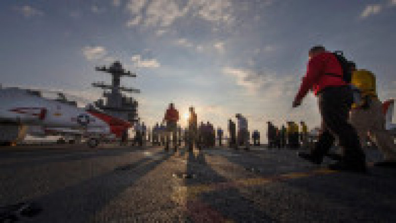 Nava USS Gerald Ford este primul portavion american "nou proiectat" în ultimii 40 de ani. Sursa foto: Profimedia Images | Poza 33 din 36