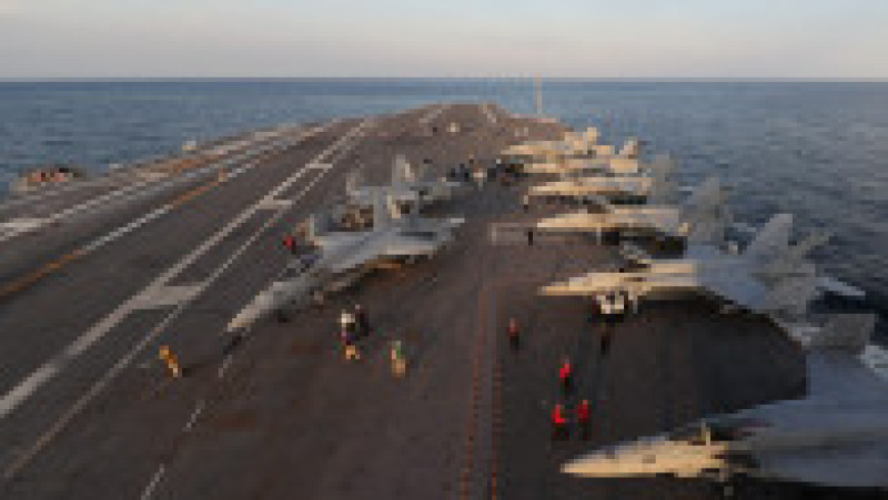 Nava USS Gerald Ford este primul portavion american "nou proiectat" în ultimii 40 de ani. Sursa foto: Profimedia Images | Poza 19 din 36