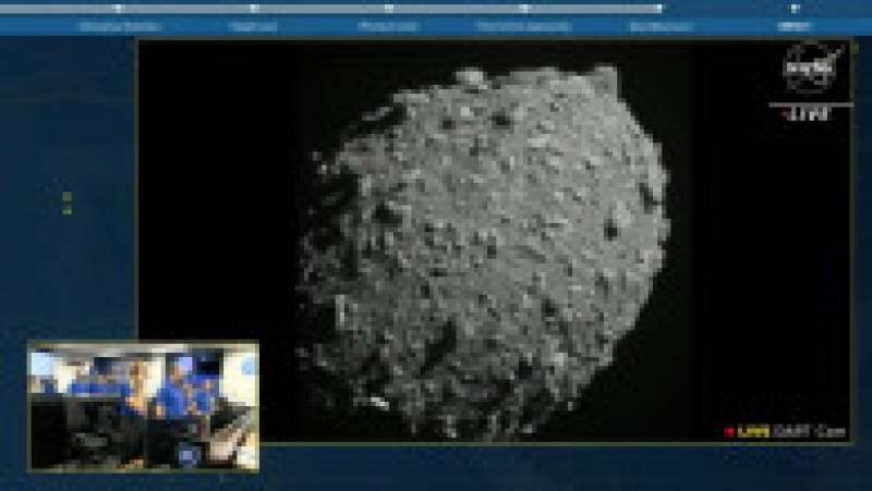 Asteroidul lovit de NASA cu sonda DART a lăsat o urmă de 10.000 de kilometri lungime. Sursa foto: Profimedia Images | Poza 6 din 10