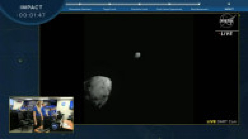 Asteroidul lovit de NASA cu sonda DART a lăsat o urmă de 10.000 de kilometri lungime. Sursa foto: Profimedia Images | Poza 3 din 10