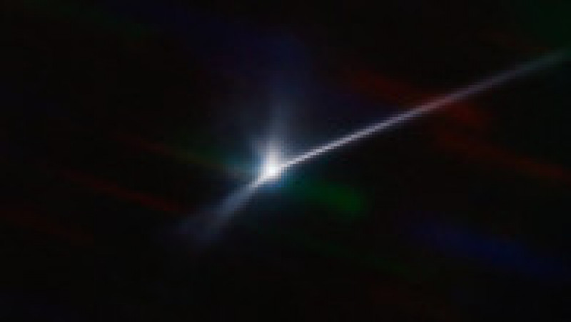 Asteroidul lovit de NASA cu sonda DART a lăsat o urmă de 10.000 de kilometri lungime. Sursa foto: CTIO/NOIRLab/SOAR/NSF/AURA/T. Kareta (Lowell Observatory), M. Knight (US Naval Academy) | Poza 10 din 10