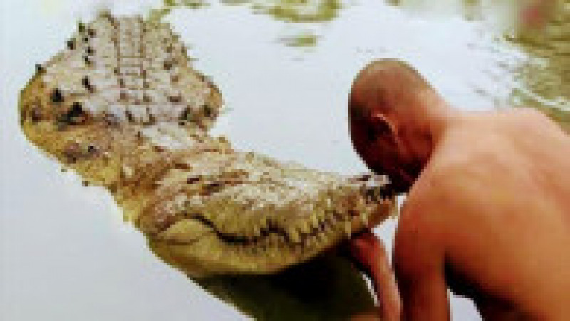 Funeralii în India pentru crocodilul "vegetarian". FOTO: Twitter | Poza 5 din 5