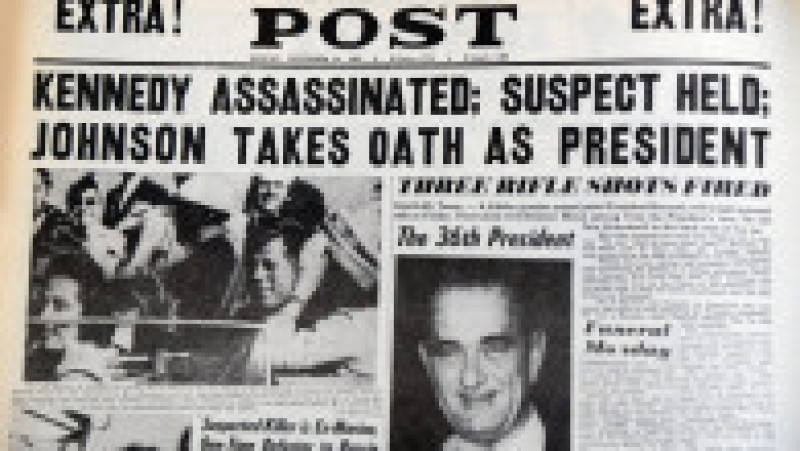 Atentatul asupra lui John F. Kennedy a avut loc în ziua de 22 noiembrie 1963, orele 12:30 în Piața Dealey din orașul Dallas, statul Texas. Foto: Profimedia Images | Poza 7 din 13
