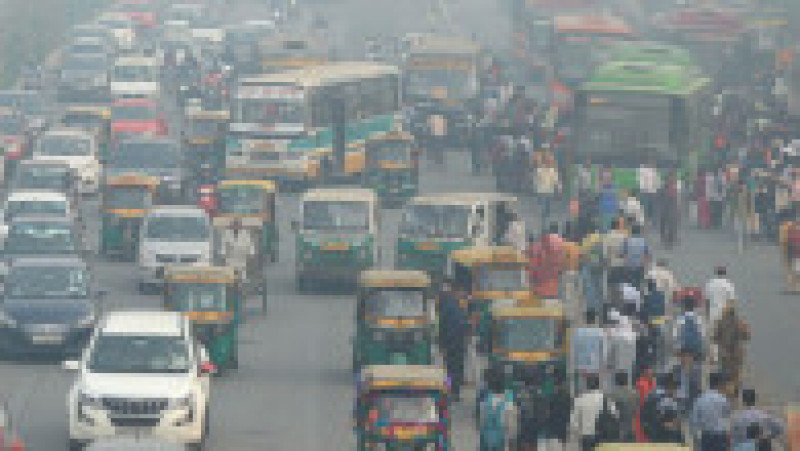 Şcolile primare din capitala Indiei, New Delhi, vor fi închise din cauza poluării. FOTO: Profimedia Images | Poza 8 din 9