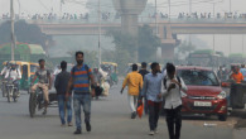 Şcolile primare din capitala Indiei, New Delhi, vor fi închise din cauza poluării. FOTO: Profimedia Images | Poza 9 din 9