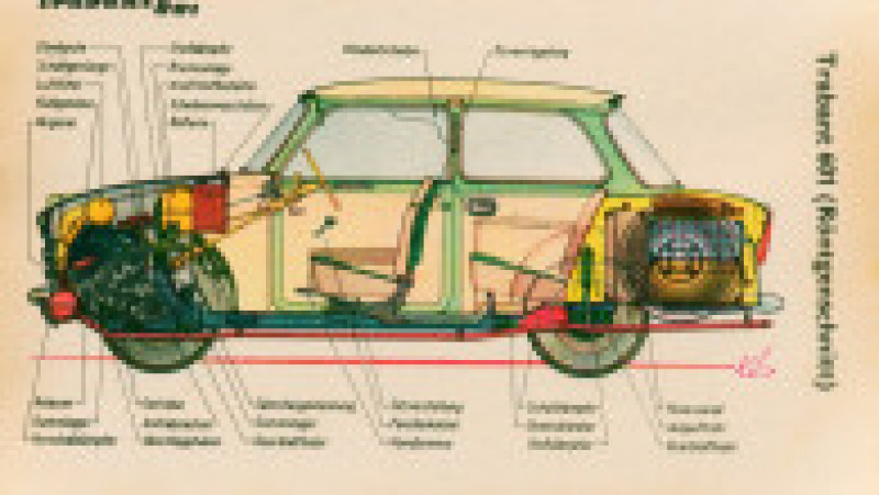 În urmă cu 65 de ani, în 1957, primul autoturism Trabant ieșea de pe linia de fabricație a uzinii din Zwickau. Sursa foto: Profimedia Images | Poza 24 din 43
