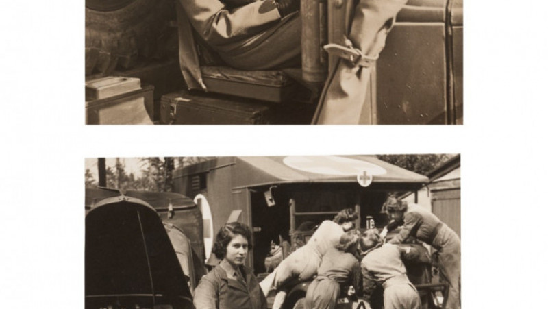 
În 1945, Elisabeta a II-a devenit prima femeie din familia regală britanică membru activ în Serviciile Armatei. Foto: reemandansie.com
