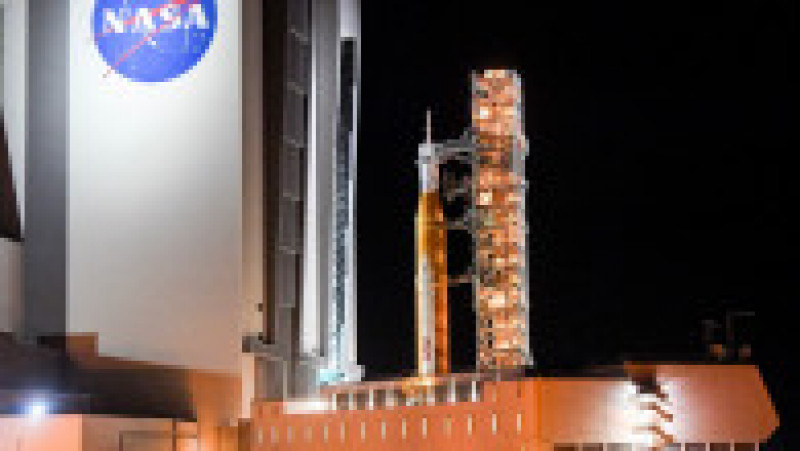 Megaracheta NASA care va decola spre Lună revine pe rampa de lansare. Foto: Profimedia | Poza 8 din 9