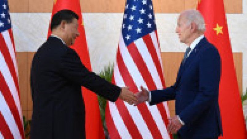 Preşedinţii anerican Joe Biden şi omologul său chinez, Xi Jinping, s-au întâlnit în stațiunea Bali din Indonezia în 2022. Foto: Profimedia Images | Poza 5 din 8