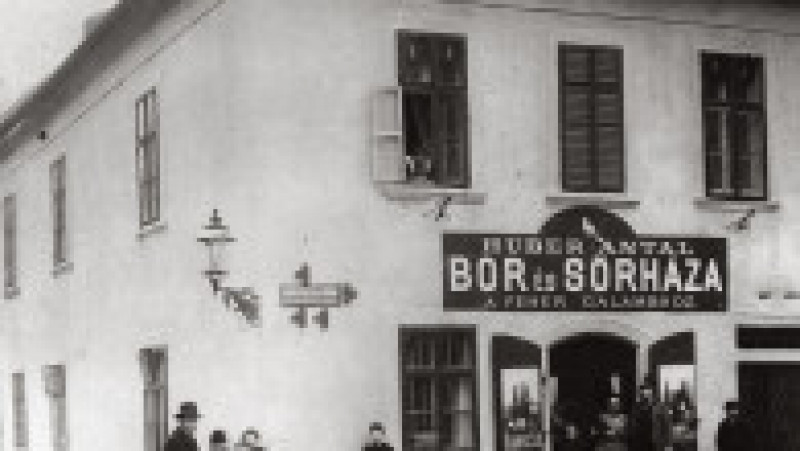 Imagine cu o tavernă din Buda, aproximativ 1890. Sursa foto: Profimedia Images | Poza 15 din 23