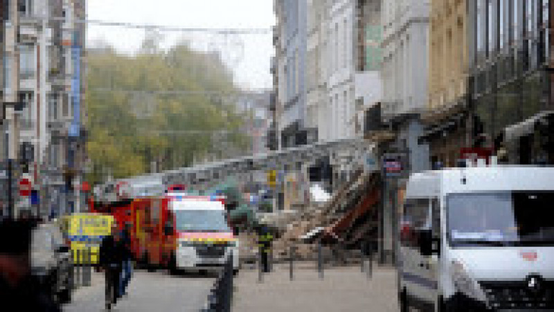 Două imobile s-au prăbuşit în centrul orașului francez Lille. Foto: Profimedia | Poza 5 din 9