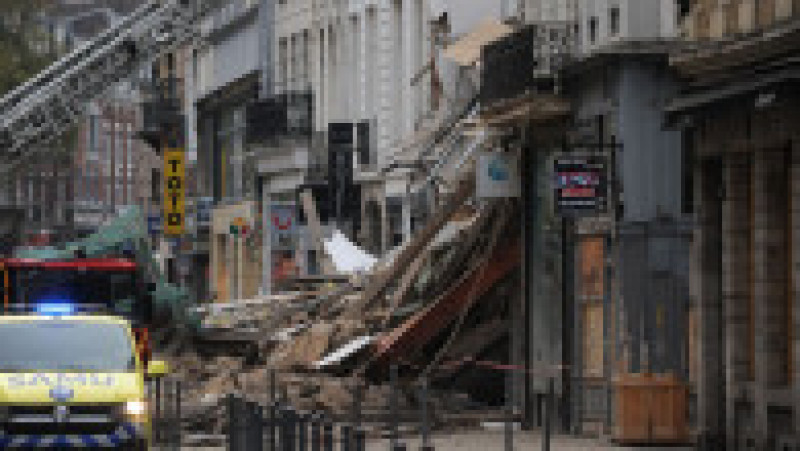 Două imobile s-au prăbuşit în centrul orașului francez Lille. Foto: Profimedia | Poza 6 din 9