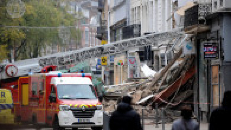 Două imobile s-au prăbuşit în centrul orașului francez Lille. Foto: Profimedia | Poza 7 din 9
