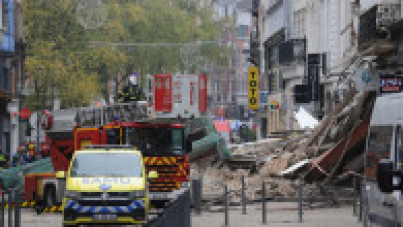 Două imobile s-au prăbuşit în centrul orașului francez Lille. Foto: Profimedia | Poza 8 din 9