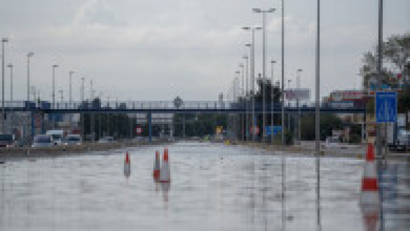 Inundații puternice în estul Spaniei. Autoritățile au declarat cel mai ridicat nivel de alertă pentru regiunea Valencia. Foto: Profimedia | Poza 1 din 4