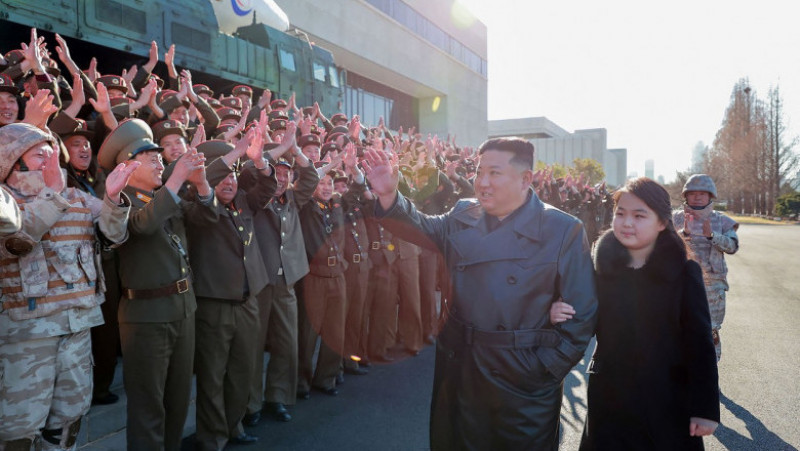 O nouă apariție în public a fiicei lui Kim Jong-un. FOTO: Profimedia Images