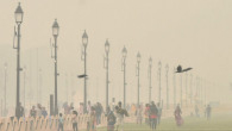 Capitala Indiei învăluită într-un smog gros. Foto: Profimedia Images | Poza 1 din 5