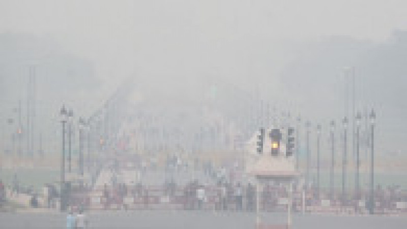 Capitala Indiei învăluită într-un smog gros. Foto: Profimedia Images | Poza 5 din 5